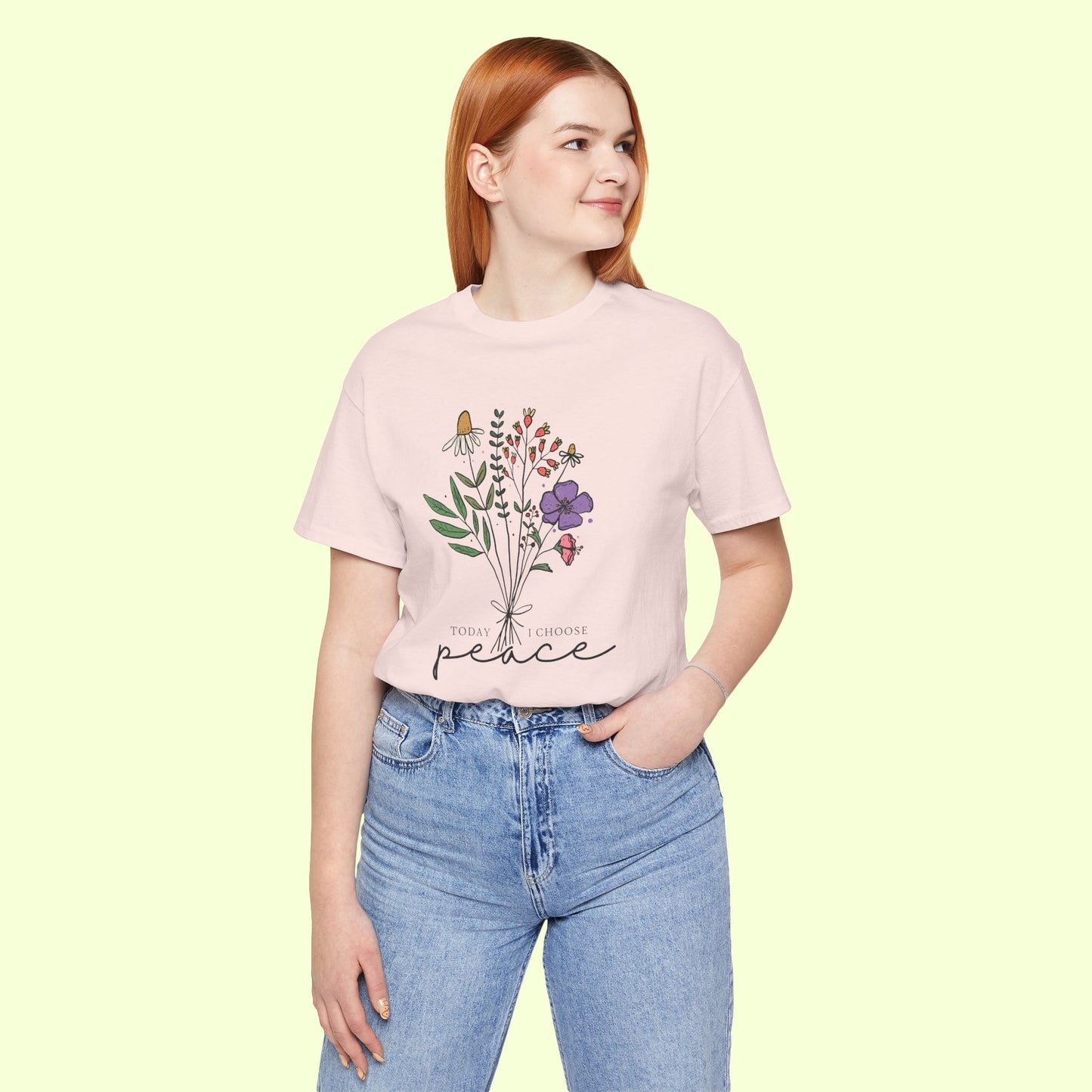 Today I Choose Peace. T-Shirt for Women | Inspirational Faith Quote Tee