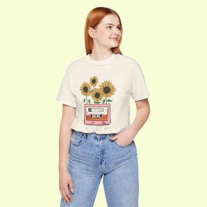 Trust In Vibes Not In Words. T-Shirt for Women | Inspirational Faith Quote Tee