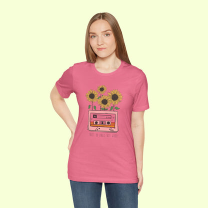 Trust In Vibes Not In Words. T-Shirt for Women | Inspirational Faith Quote Tee